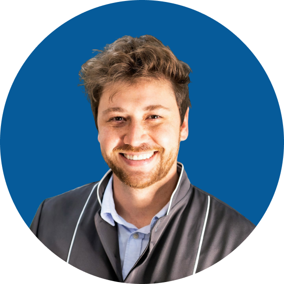 Image of a man with a confident smile representing stress-free Invisalign financing plans.